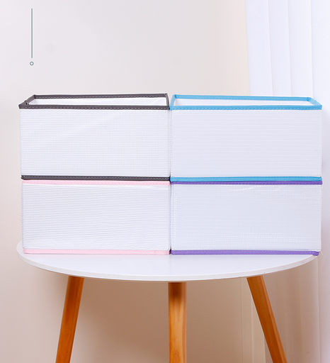 Lidless Fabric Cloth Storage Bin (L)