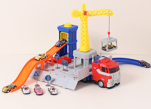 Optimus Prime rail car set