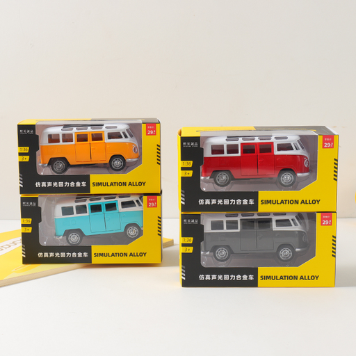 1:36 Acousto-optic Alloy Model Car (Bus)