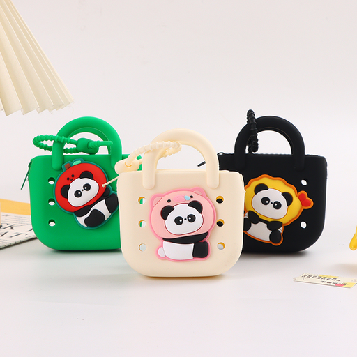 Panda Cave pocket coin wallet