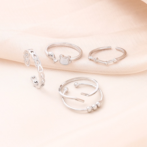 Plain rings set 6
