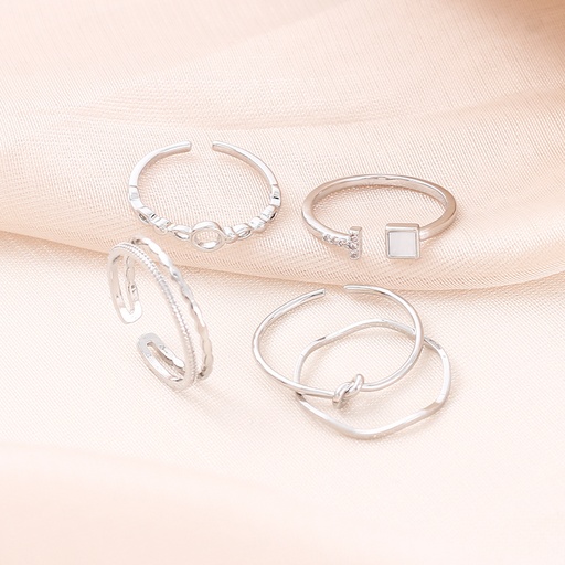 Plain rings set 5
