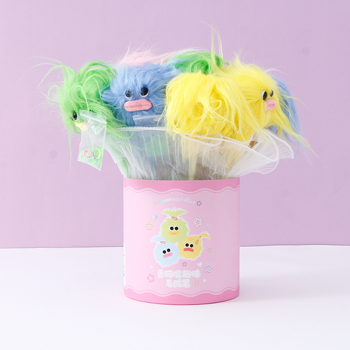 Deep-fried sausage mouth fun plush pen 12 sets
