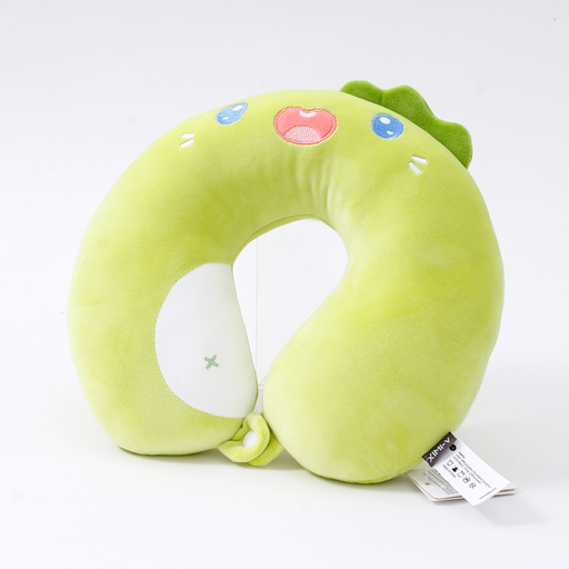 Happy Dinosaur PP Foam U-shaped Pillow (Green)