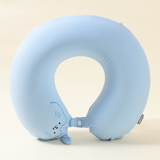 Lovely Kitten Memory Foam U-Shaped Pillow (Blue)