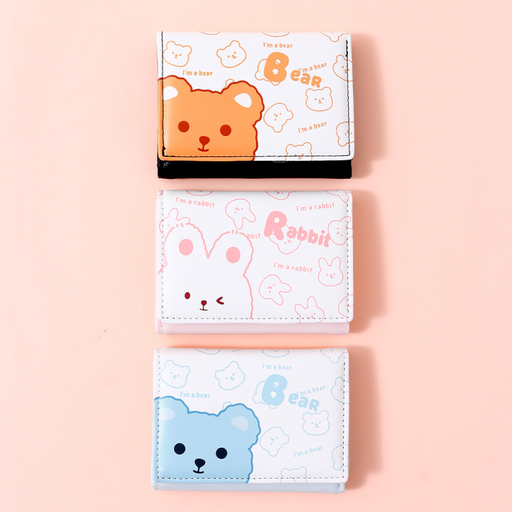 Cute Animal Trifold Purse for Women