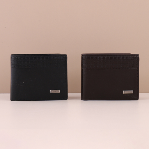 Stylish Plaid Spliced Bifold Purse for Men