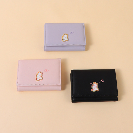 Crossbody Bag Bunny Trifold Purse for Women