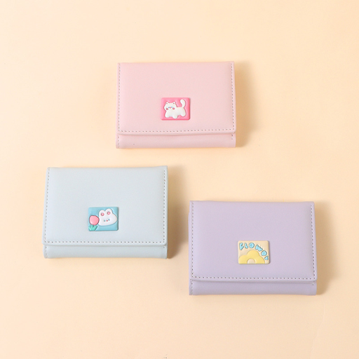 Cute Relief Animal Trifold Purse for Women