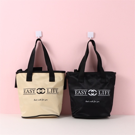 Trendy Letters Bucket Lunch Bag