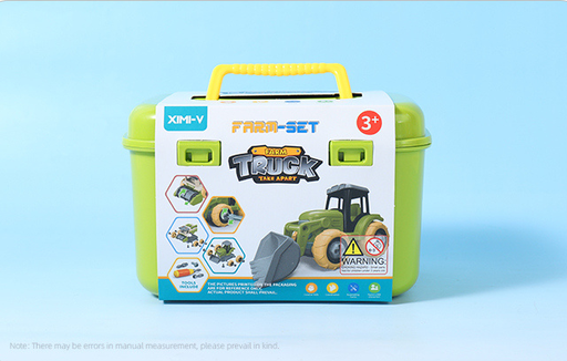 Detachable Farm Truck Carrying Wood Toy Set