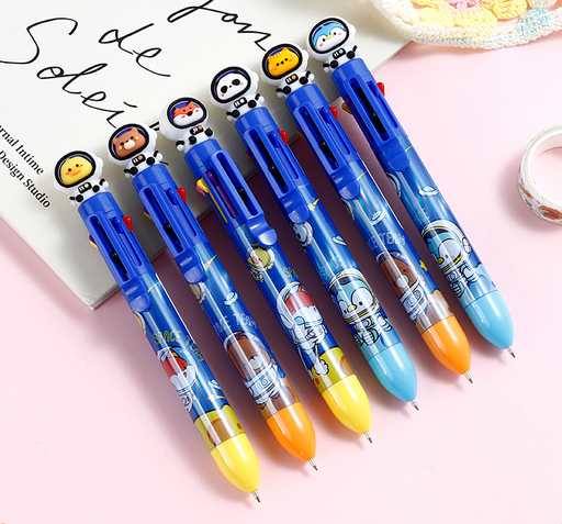 قلم حبر جاف 8 ألوان لرائد الفضاء من Animal 0.7 مم