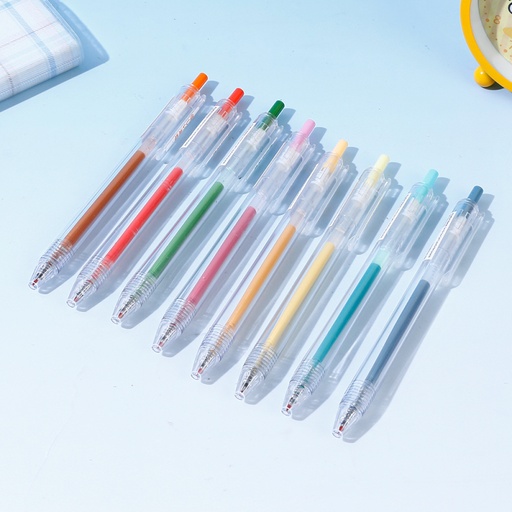 Gentle Sea Salt Colorful Retractable Gel Pen 0.7mm