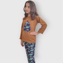 Girls' Fleece Pajamas - Tree