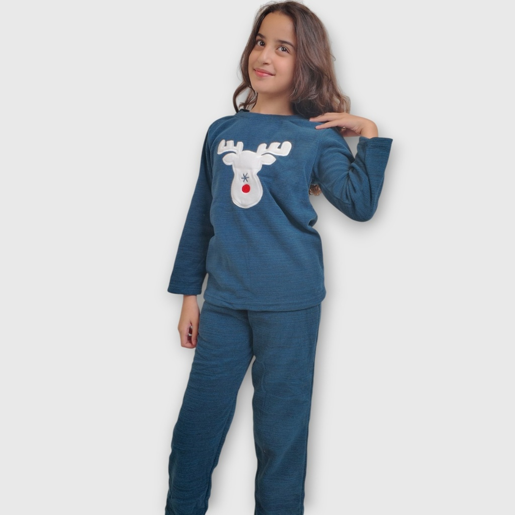 Girls' Fleece Pajamas - Bull