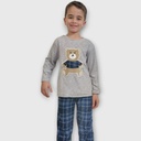 بجامة فيلس ولادي كاروهات Bear