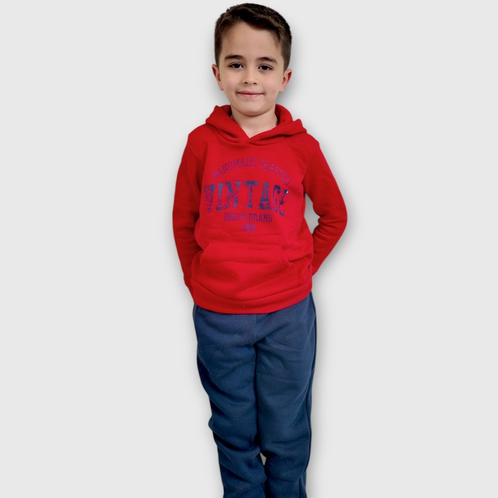 Boys' Felt Pajamas - Hoodie 1969